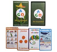 AGO En Español 2 Edizione Deluxe: Gioco di Carte Interattivo per Imparare lo Spagnolo - Perfetto per Tutte le Età, dai Principianti in Su!