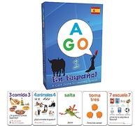 AGO En Español Carte da Gioco per Imparare Spagnolo, Mazzo di Domande Tematiche
