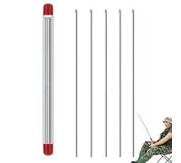 Ago Esca - 5 Pezzi Di Esca Da Lombrichi, Applicatore Essca Da In Acciaio Inossidabile | Aghi Aria Worm In Metallo Vuoto Da 20 Cm, Strumento Di Gancio Rigging Per Carpe, Pessca A Secchio E Acces