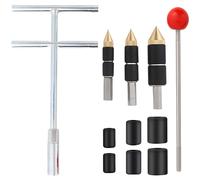 Ago fermo acqua tubo PPR con collare in gomma regolabile e kit chiave a cricchet