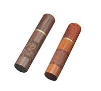 Ago legno stoccaggio Scatola stuzzicadenti legno Fai Da Te Aghi Per Cucire Scatola degli aghi legno ago Scatola stuzzicadenti portatile per conservare uno stuzzicadenti accessorio cucito fatto casa