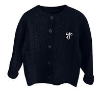 Ago Per Cardigan Ragazze Autunno Abbigliamento Mori Cardigan Primavera E Autunno Nuovi Bambini Stile Straniero Ragazze Bambino Maglione Cappotto Camicia Manica Lunga Ragazzi 128, Blu marino, 2-3Years