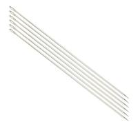 Ago per cucine in acciaio argento da 12 pcs da 12 pezzi con accessori per cucitura acuminata per gli occhi di 0, 3 cm per cucitura a mano, produzione di bambole, tappeti, arazzi Darning
