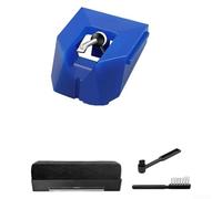 Ago per giradischi AT-VMN95E, per giradischi AT-LP120X con spazzola per giradischi, compatibilità con audio-Technica AT-LP120X giradischi in vinile (blu)