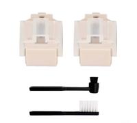 Ago per giradischi ATN3600L, set di aghi per giradischi AT3600L per AT3601 per AT3651 per AT3650 per aghi AT3626, per giradischi Audio Technica, con spazzole per la pulizia