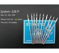 Ago per macchina da cucire industriale SCHMETZ 328 P #200/25 Canu50:10DL Leat...