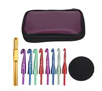 Ago per maglieria portatile all'uncinetto in alluminio domestico con testa sostituibile per diversi filati