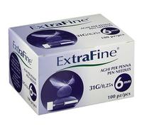 Ago Per Penna Da Insulina Extrafine G31 6mm 100 Pezzi