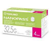AGO PER PENNA DA INSULINA NANOPASS 32,5 GAUGE LUNGHEZZA 4 MM 100 PEZZI