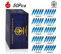 Ago per tatuaggio POSEIDON V3 50 pezzi Ago per tatuaggio mix per trucco permanente Macchina per tatuaggi Ago per tatuaggio usa e getta Forniture per tatuaggi