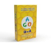 AGO QnA Yellow Gioco di Carte ESL - Livello 2.5. Divertente Gioco per l'Apprendimento della Lingua Inglese per Studenti EFL/ESL - Costruisci Vocabolario, Grammatica e Abilità Conversazionali!