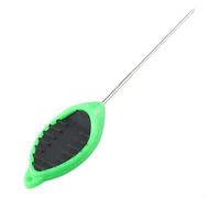 Ago rotante verde per pesca alla carpa, strumento per piercing esca dura, in metallo e plastica, accessori per punzonatura a pellet Boilie (ago per trapano)