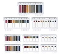 Agoer Segnapagina Adesivi, 1200 pezzi Etichette Adesive, 6 Sticky Notes con Righello, 3 Stili di Blocchetti Memo Adesivi, Linguette Adesive Segnalibri per Leggere Note/Taccuini/Libri/Classificare File