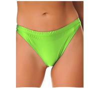 Agoky Micro Perizoma Donna Mutandine G-String Aperto Slip Elastico Vita Bassa Biancheria Bikini Lucidi Briefs Tanga Thong T-Back Erotico Underwear Fluorescent Green L