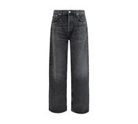 Agolde Black Cotton Straight-Leg Jeans - W31