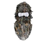 Agona Passamontagna Maschera 3D Latifoglie Caccia Camuffamento Cappello Camo Acconciature Pesca Caccia All'aperto