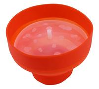 Agona Pop Corn -Onde Silicone Pieghevole Cucina Rosso Facile Strumenti Fai Da Te Popcorn Secchio Ciotola Maker con Coperchio