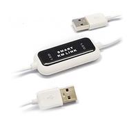 Agona USB 2.0 Smart KM Link PC a PC Tastiera Mouse Condivisione Sincronizzazione Data Link Prolunga USB Trasferimento File Dati Interruttore USB