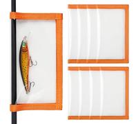 AGOOL Confezione da 5/10 coperture per esche da pesca, resistenti, in PVC trasparente, mantengono la pesca sicura e facilmente vedere esche da pesca coperture per ami da pesca per conservare le esche