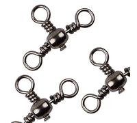 AGOOL - Girelle da Pesca a Tre Vie a barile, 50/100 Pezzi, connettori a T per Pesca a Rotazione, girelle a Rotazione Rapida, Accessori per Attrezzatura da Pesca, 5#_50pcs