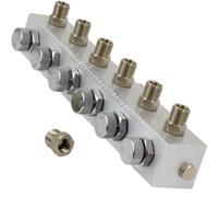 Agora-Tec® Airbrush - Distributore d'aria a 6 vie