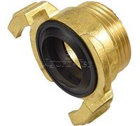 Agora-Tec® Giunto rapido in ottone, con filettatura maschio 1" (33,3 mm), sgancio rapido