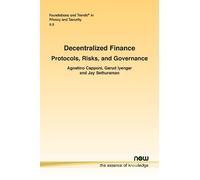 Agostino Capponi Garud Iyengar Jay Sethuraman Decentralized Finance (Tascabile)