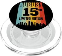 Agosto 15 Edizione Limitata Retro Vintage Compleanno PopSockets PopGrip per MagSafe