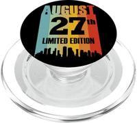 Agosto 27 Edizione Limitata Retro Vintage Compleanno PopSockets PopGrip per MagSafe
