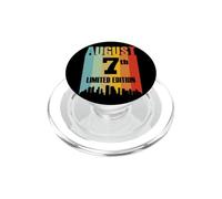 Agosto 7 Edizione Limitata Retro Vintage Compleanno PopSockets PopGrip per MagSafe