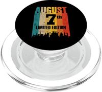 Agosto 7 Edizione Limitata Retro Vintage Compleanno PopSockets PopGrip per MagSafe