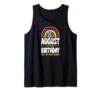 Agosto è Il Mio Compleanno Sì, Tutto Il Mese Boho Rainbow Canotta