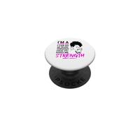 Agosto Ragazza Compleanno Regina Cristo Gesù Forza Donne Pregare PopSockets PopGrip Adesivo
