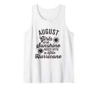 Agosto Ragazze Sono Sole Misto con Un uragano Canotta