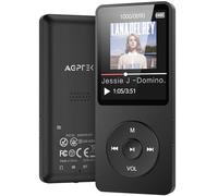 AGPTEK 32GB Lettore MP3,1,8" Schermo TFT,MP3 HiFi Musicale Portatile | Player con Line-in,Altoparlante,Radio FM,Registrazione,E-Book,Supporta 128GB TF (Non Incluso)