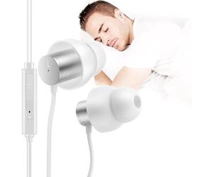 AGPTEK Auricolari Antirumore Sonno Micro Volo 3,5mm Jack Dormire Sport Viaggi