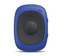 Agptek G02 8 GB clip MP3 player con FM/shuffle, lettore musicale portatile con Sweatproof custodia in silicone per sport, blu
