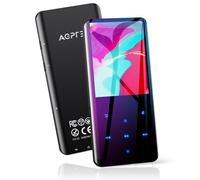 AGPTEK Lettore MP3 Bluetooth5.3 Lettore Musicale 32GB Schermo Curvo da 2,4"