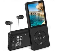AGPTEK Lettore MP3 Classico 16 GB, Fino a 70 Ore di Autonomia, Schermo da 1,8 Pollici, Design Compatto e Portatile, Riproduzione Musicale HiFi senza Perdite, Espandibile fino a 128 GB con Scheda TF