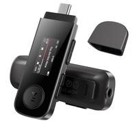 AGPTEK Lettore MP3 Portatile USB da 64 GB con Bluetooth, Lettore Musicale di Tipo C con Clip, chiavetta USB con Radio FM, Registrazione, Supporta Il Collegamento del Cellulare, Nero