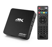 AGPTEK Lettore multimediale digitale Ultra HD 4K Uscita HDMI / AV PPT MKV AVI RMVB RM per HDTV con supporto per telecomando Unità USB e schede SD