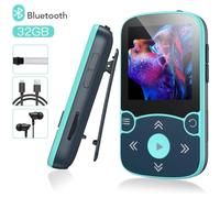 AGPTEK MP3 Bluetooth 5.0 32 GB clip contapassi HiFi senza perdita radio FM...