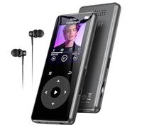 AGPTEK MP3 Bluetooth 5.4, Senza Memoria,1,8'' Lettore in Metallo