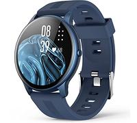 AGPTEK Smartwatch Uomo Fitness Impermeabile IP68 Sport, Cardiofrequenzimetro da Polso Uomo con Touchscreen 1.3", Smart Watch Sportivi Controllo Musica Cronometro Contapassi (Blu)