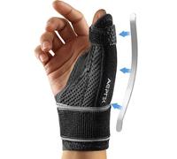 AGPTEK Tutore Pollice con Supporto Staccabile, Tutore per Rizoartrosi Confortevole, Sollievo il Dolore della Tendovaginite Radiale, del Dito a Scatto, S (13-15cm)