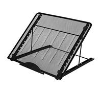 AGPTEK Versione Grande per Supporto Ventilato Regolabile per Laptop, Multifunzione (12 Angoli Regolabili) Anti-Scivolo Porta Tavoletta Tavoletta Grafica Huion A3 LED e Tavoletta Luminosa