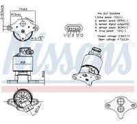 AGR-Valvola Adatta Per Opel Omega B 2.2 16V 2.5 V6 3.0 2.6