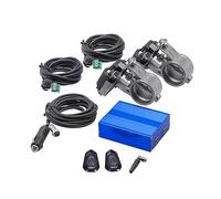 AGR Valvola Doppio Set Valvole Controllo Scarico Elettrico Con Controllo Remoto Dell'esclusione Per Valvola A 2 Pezzi Per Tubi Valvola EGR Ricircolo Gas Scarico(2.36 inch set new)