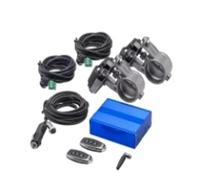 AGR Valvola Doppio Set Valvole Controllo Scarico Elettrico Con Controllo Remoto Dell'esclusione Per Valvola A 2 Pezzi Per Tubi Valvola EGR Ricircolo Gas Scarico(4inch set)