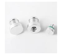 AGR Valvola Per BMW 1 3 5 6 7 Serie X3 X5 X6 PER E60 E61 E70 E71 E87 E90 E91 E9 Spine Termostato Di Raffreddamento Tappi Argento Adattatore Valvola EGR Ricircolo Gas Scarico(Silver plug)